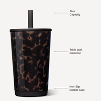 Mocha Tortoise HydroJug 14 oz