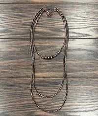 Handmade Copper Bead Necklace