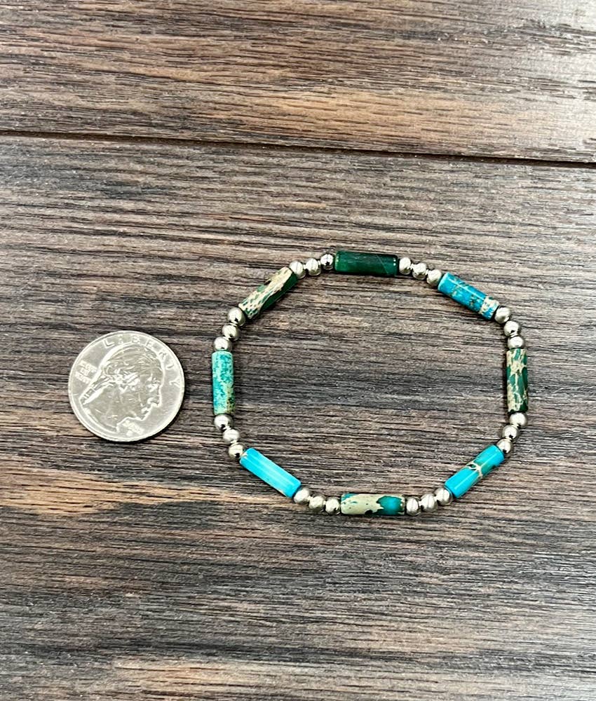 Handmade Gemstone Stretch Bracelet