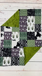 Olive Cows Cactus Blanket