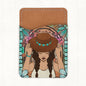 Boho Cowgirl with Hat Card Holder
