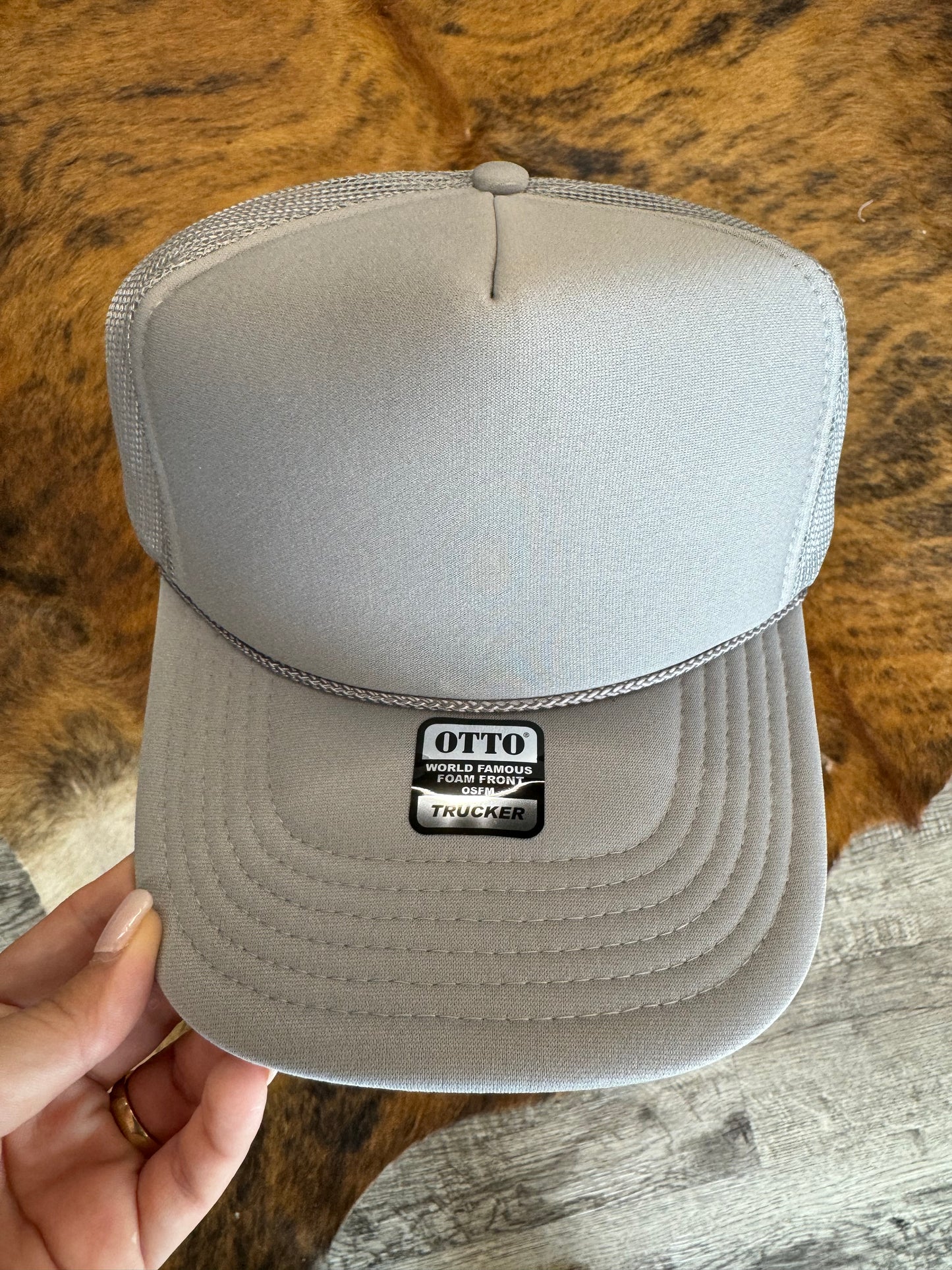 Otto Light Grey Trucker Hat