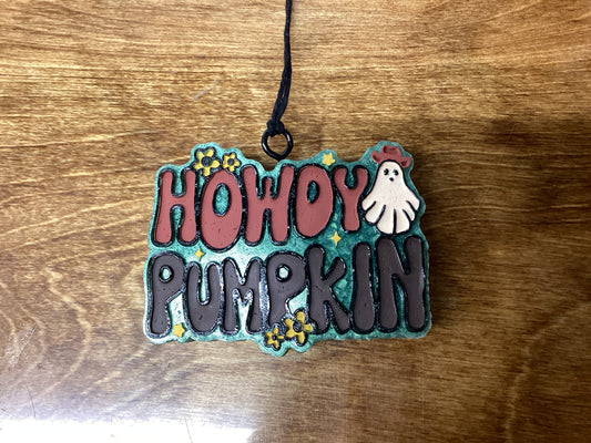 Howdy Pumpkin Freshie (Pumpkin Pecan Waffles Scent)