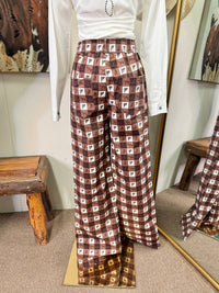 Western Plaid Gingham Pants