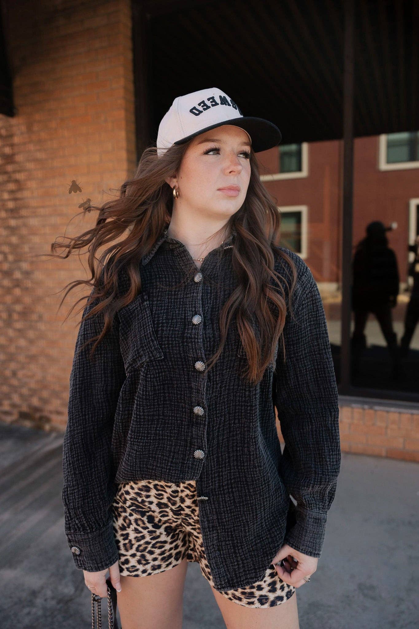 Acres Button Up Midnight