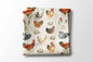 Chicken Kitchen Towel Waffle