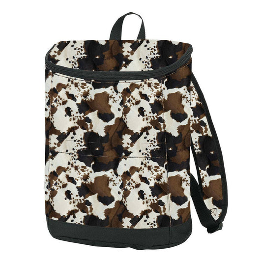 Brown Cowhide Backpack Cooler