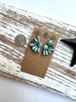 Clay Half Flower Stud Earring