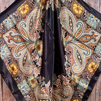 Golden Rod Paisley Wild Rag