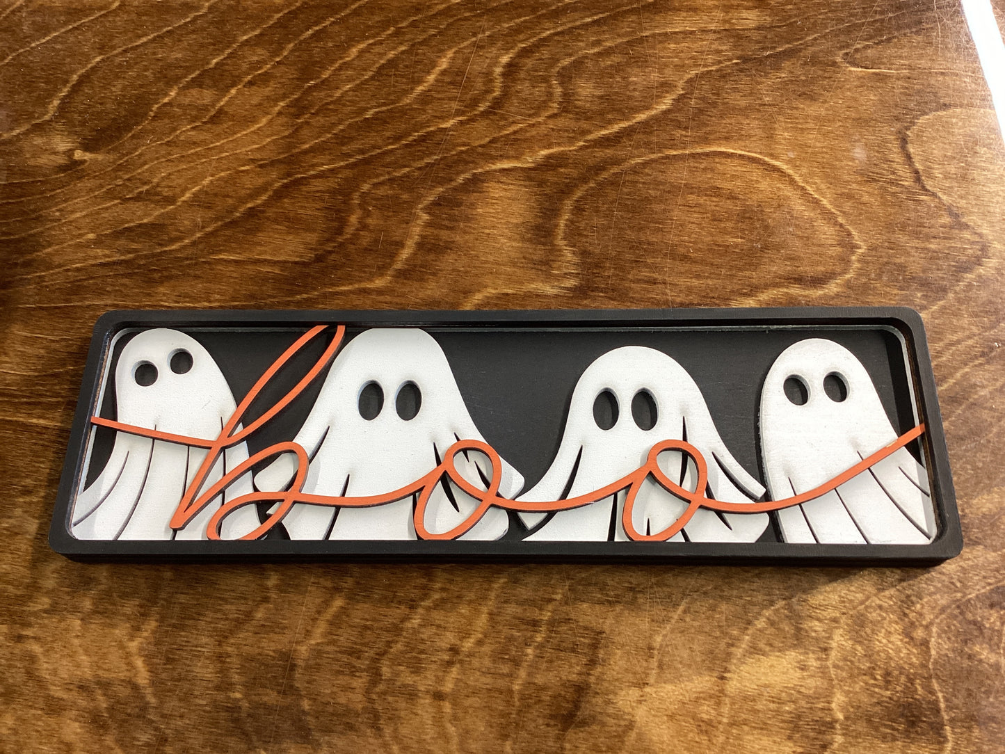 Boo Sign 11” by 3 1/2”