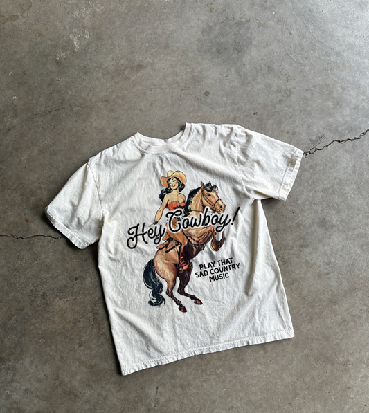 Hey Cowboy Country Music Concert Graphic Tee