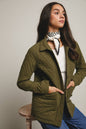 Diamond Quilted Corduroy Jacket