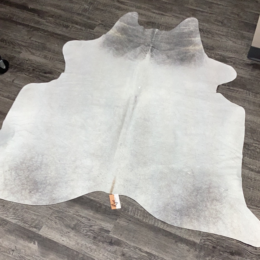Brazilian Gray Cowhide Rug – Rye & Rust