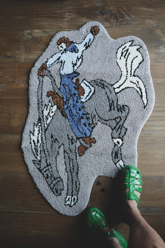 Bronc Buster Rug