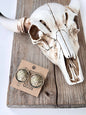 Western Style Round Stud Earrings