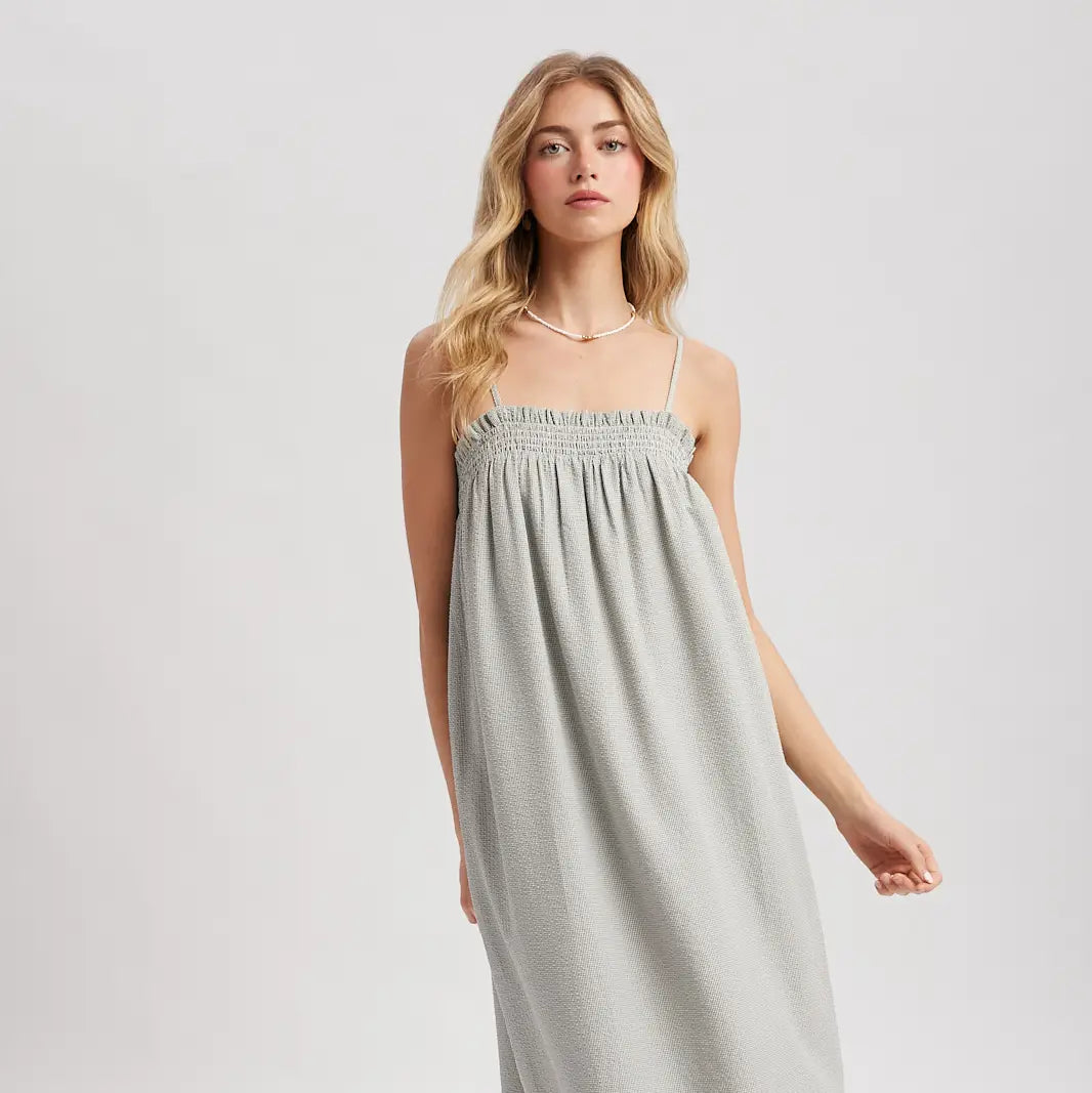 Striped Sleeveless Dress