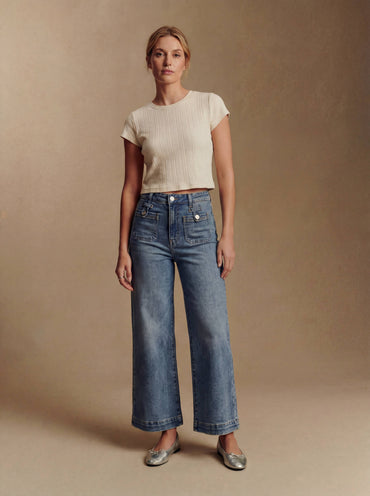 High Rise Crop Jeans