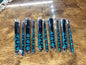 Black & Teal Aztec Make Up Brush Set