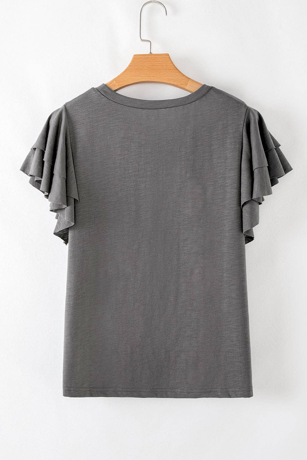 Ruffle Short Sleeve Top