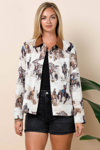 Western Print Jacket