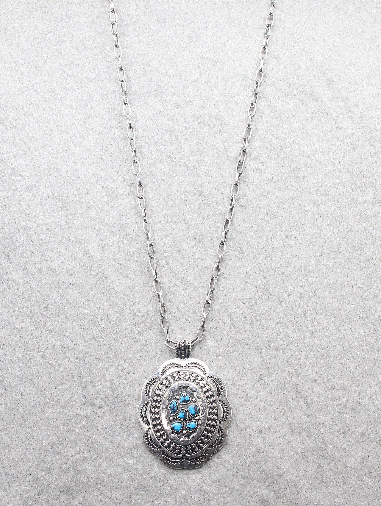 SNAKE EYE CONCHO Necklace