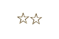 Gold Star Post Earring