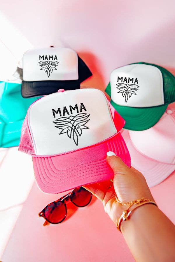 Mama Boot Stitch Western Trucker Hat