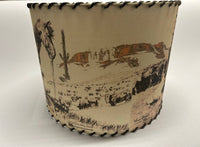 Lampshade Will James on the Plains Antique