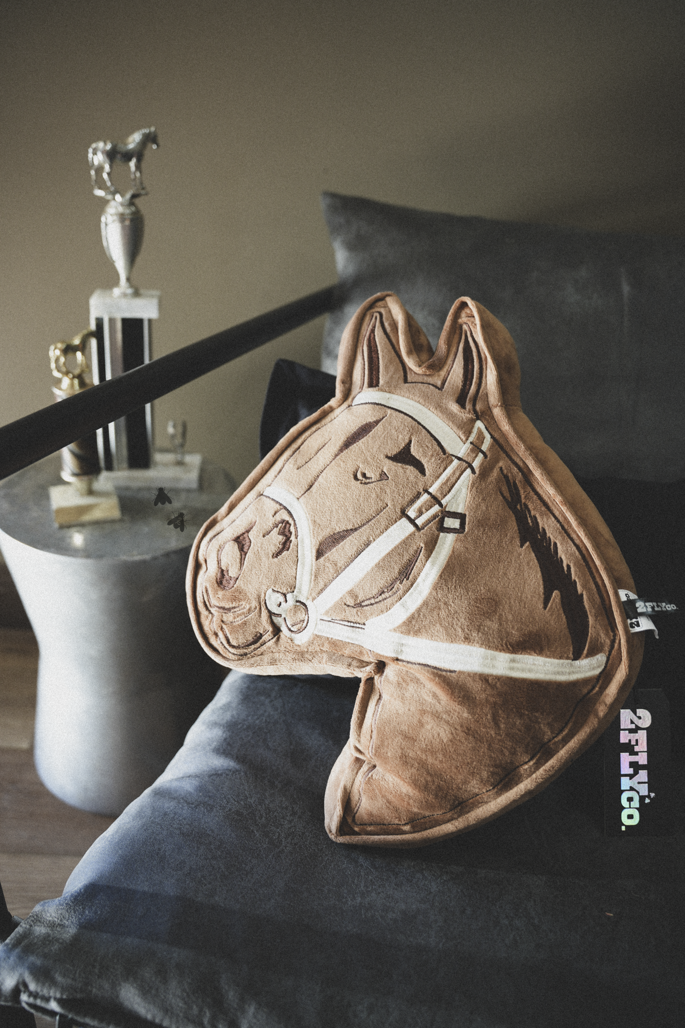 Show Pony Bay Brown Pillow