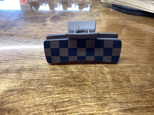 Checkered Claw Clip