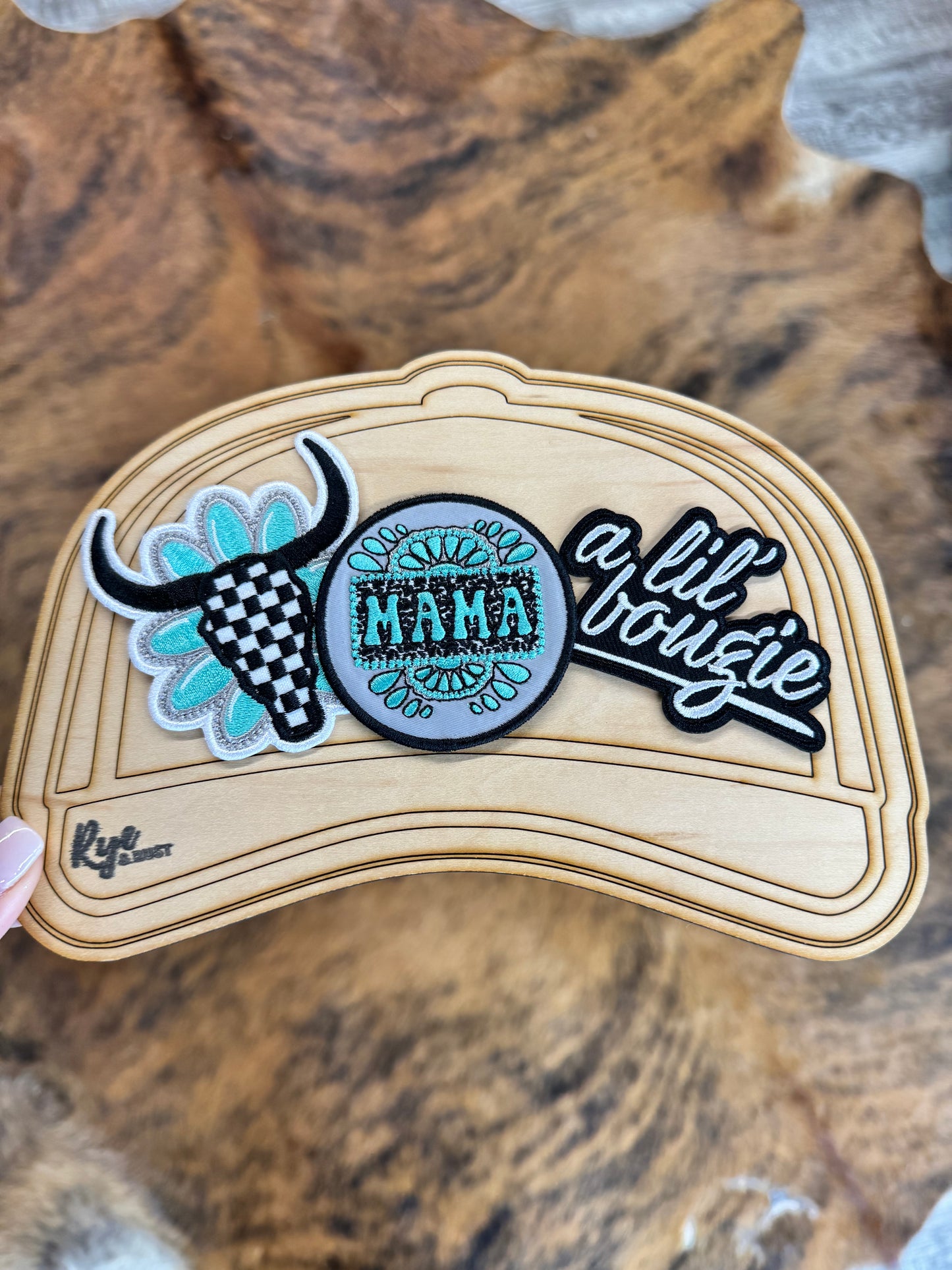 Turquoise Bougie Mama Patch Pack