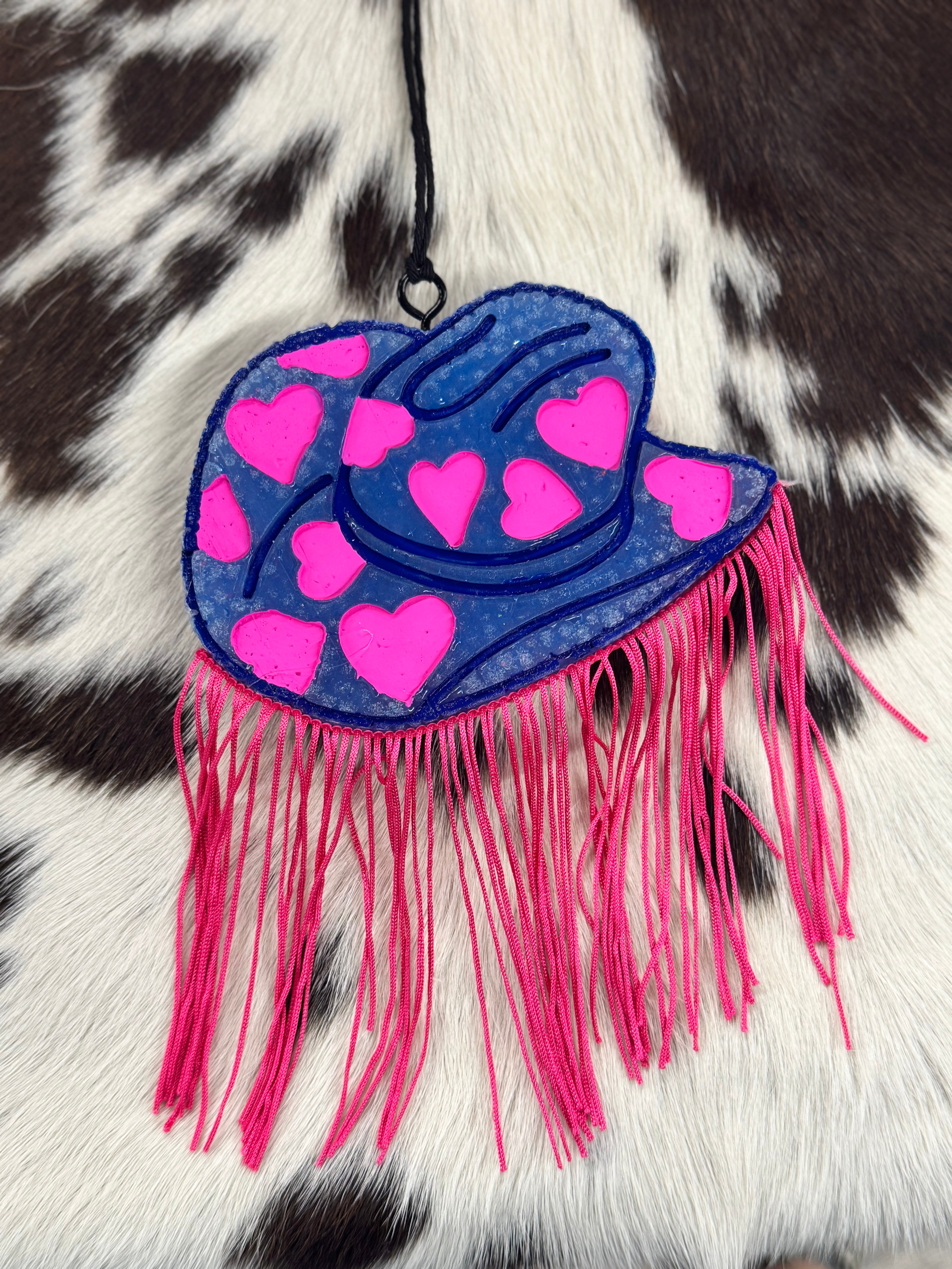 Valentine Cowboy Hat Freshie