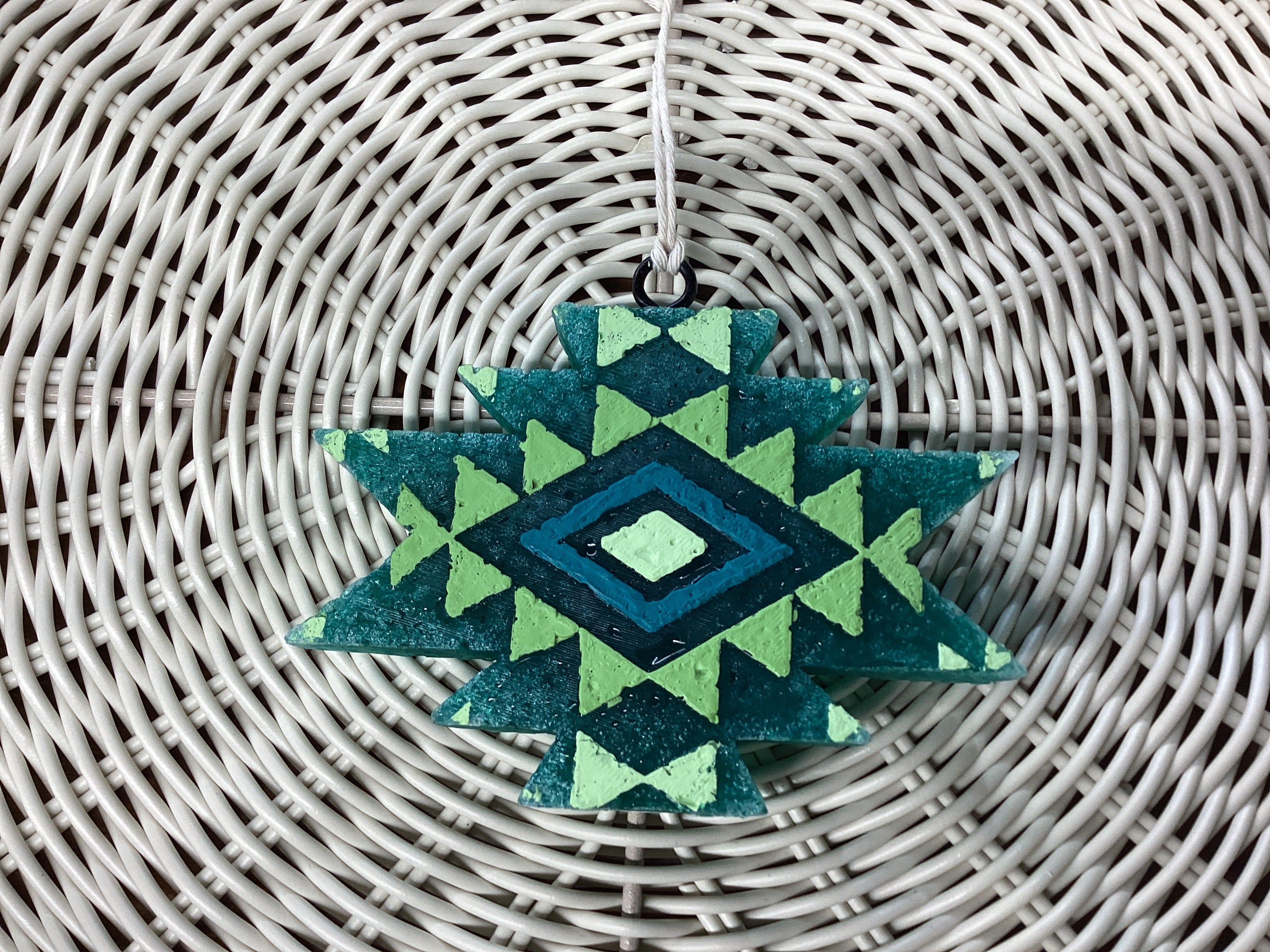 Green Aztec Freshie