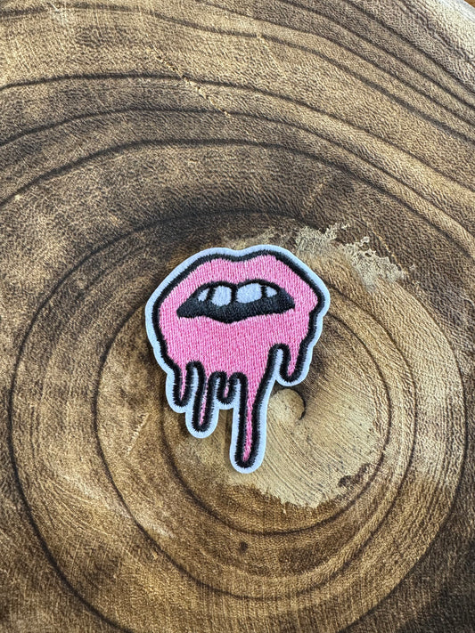 Melting Pink Lips Patch