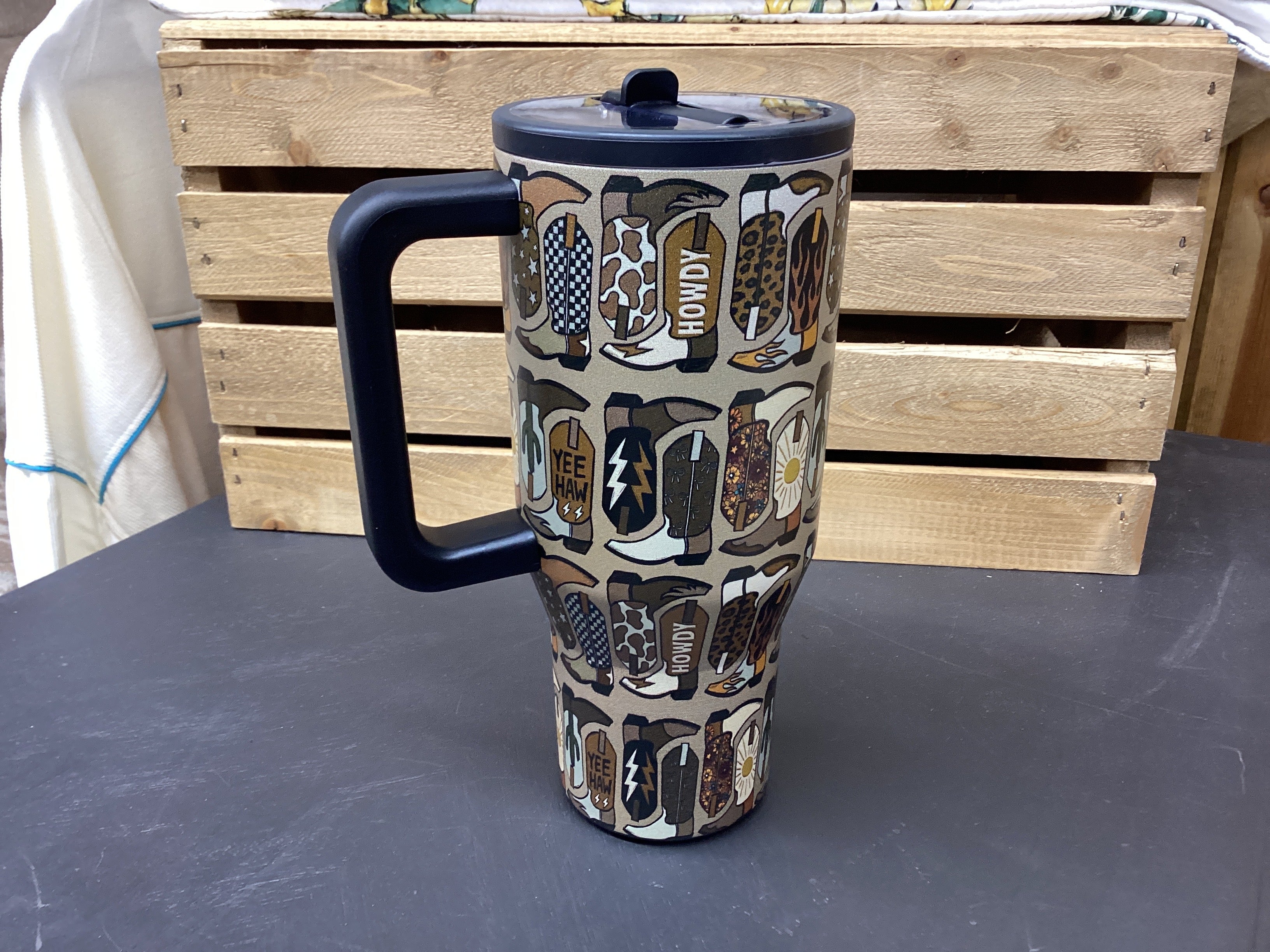 Neutral Boot Scootin' Tumbler