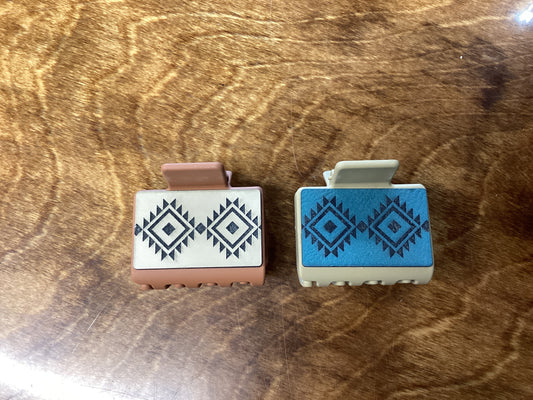 Small Aztec Hair Clip