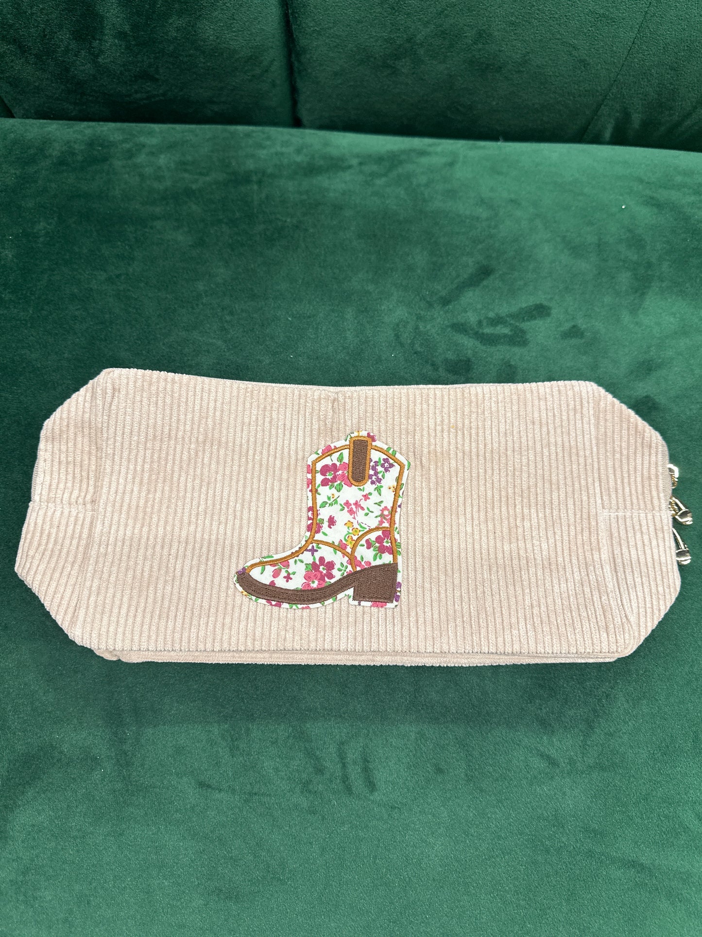 Corduroy Boot Pouch