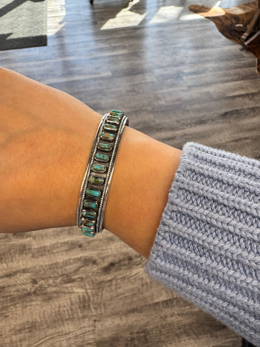 Turquoise Multi Stone Cuff