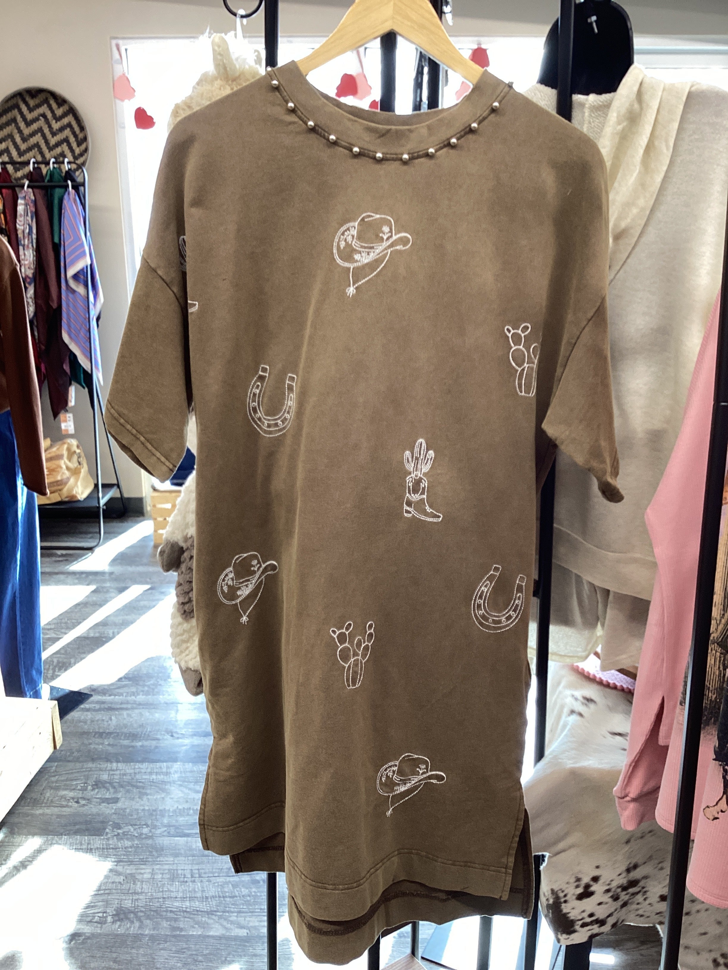 Western Embroidered Dress