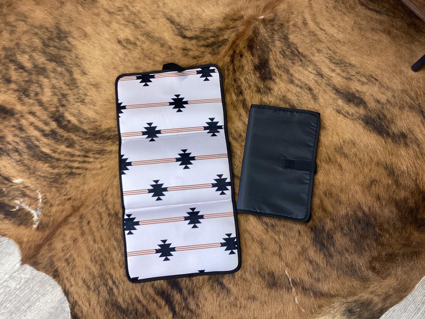 Tan Aztec Changing Pad