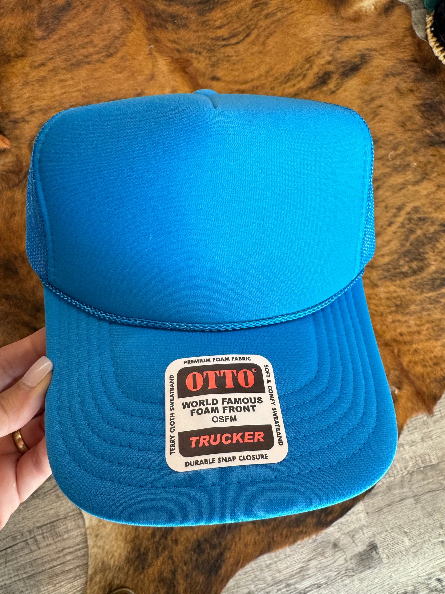 Otto Cobalt Blue Trucker Hat