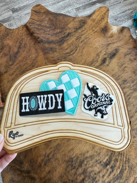 Howdy Coors Heart Patch Pack