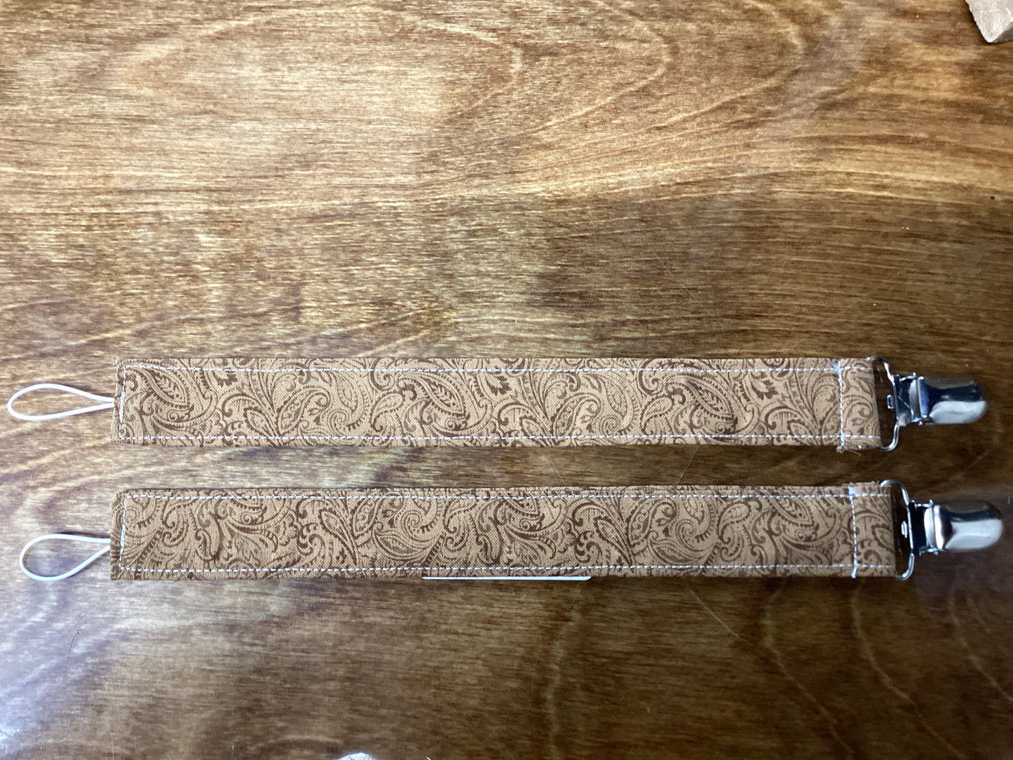 Tooled Pacifier Clip