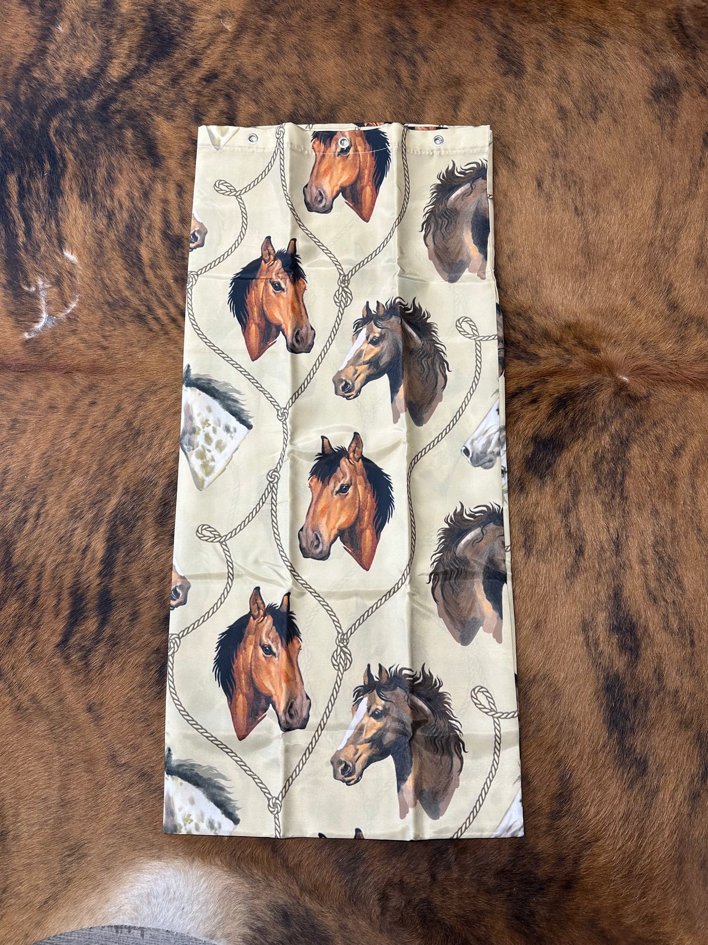 Rope Horses Shower Curtain