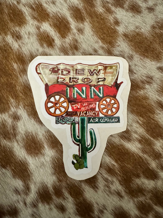 Dew Drop Inn Sticker