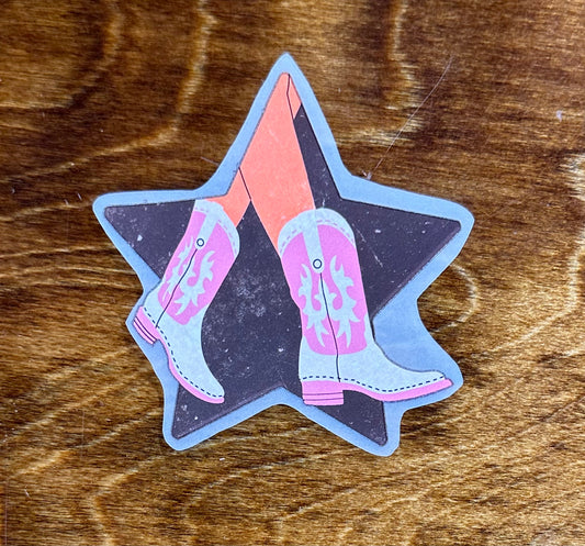 Boots in a Star Pocket Graphic