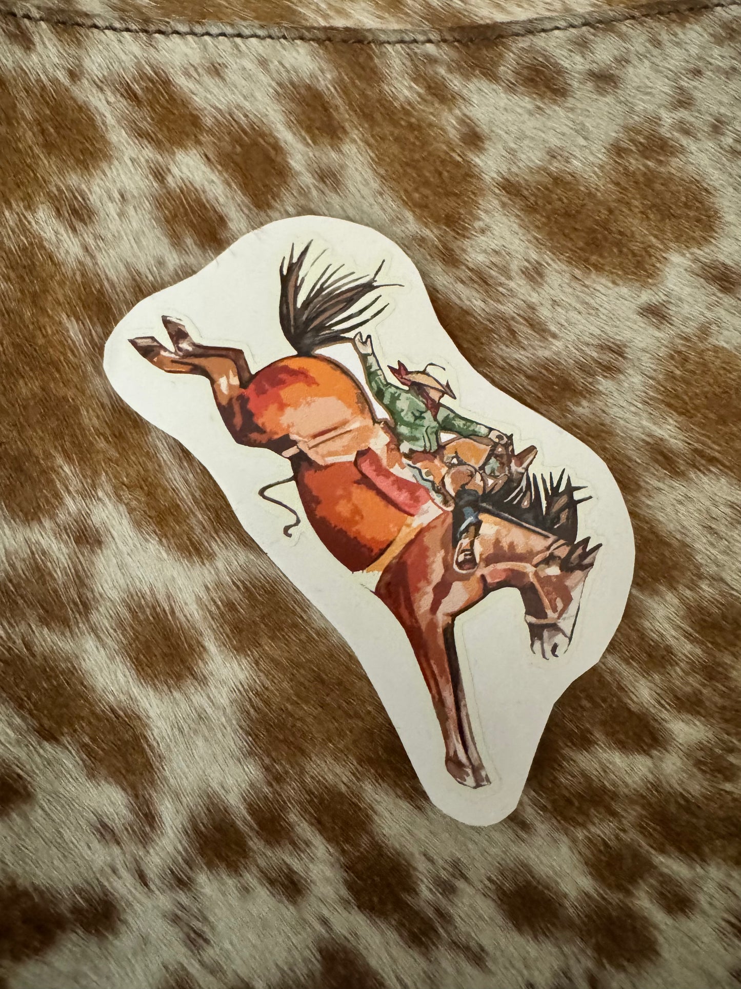 Bucking Horse 1 Sticker