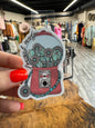 Turquoise Bubblegum Sticker