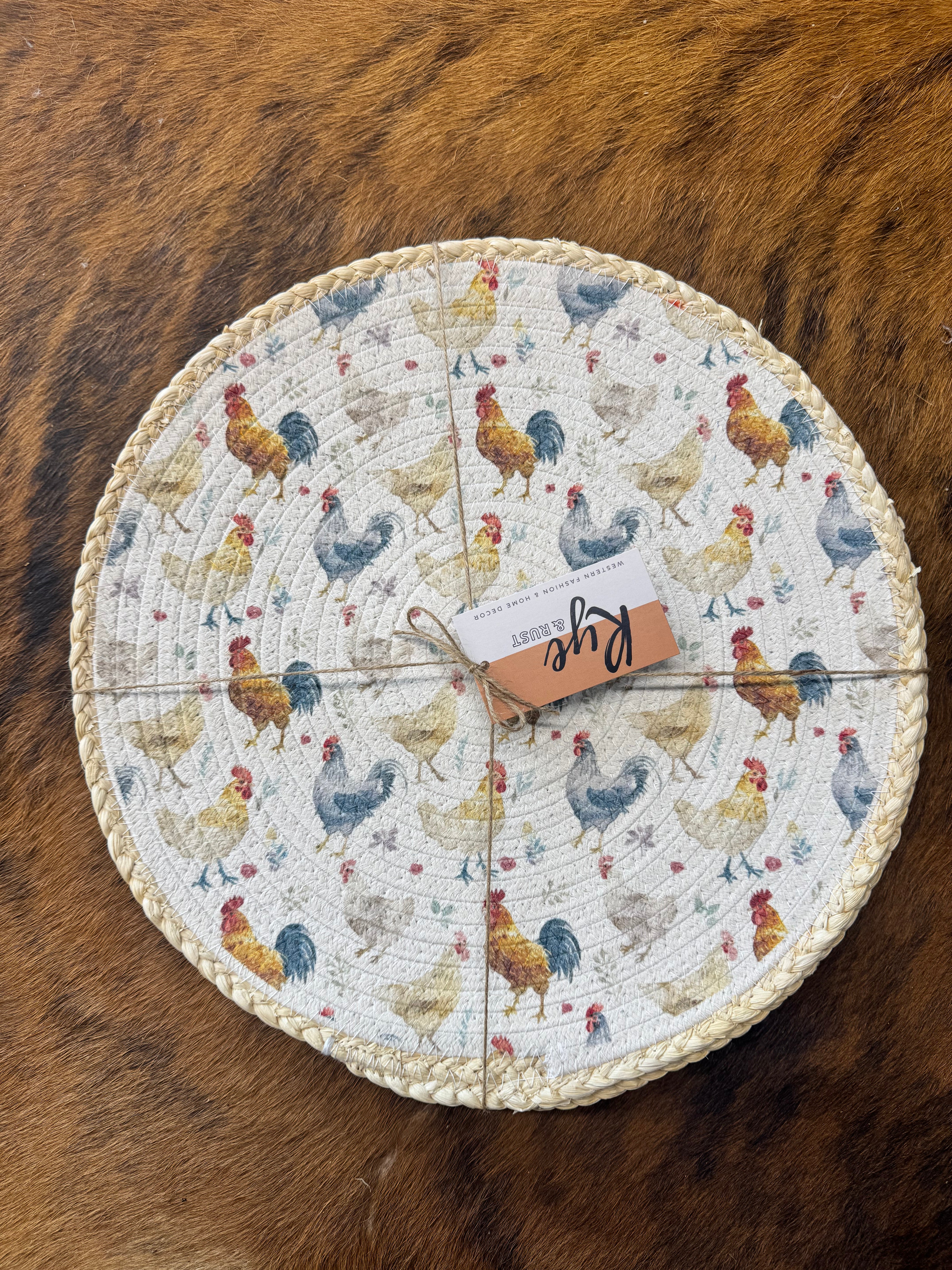 Chicken Placemat Set