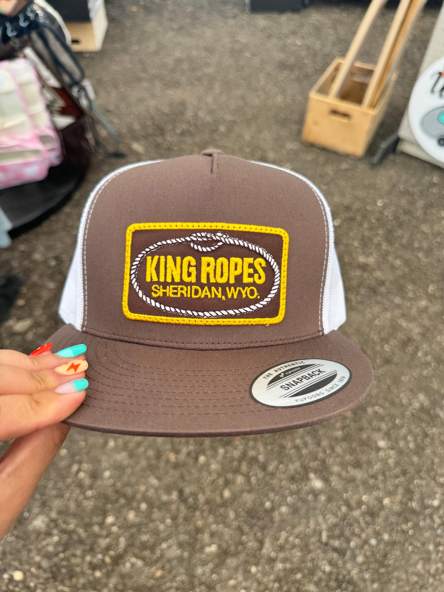 Snapback Brown King Ropes Hat